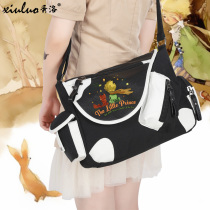 Xiuluo little prince NASA joint cartoon youth youth student shoulder bag crossbody bag male and female students canvas bag