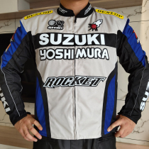 SUZUKI SUZUKI motorcycle applicable riding suit racing suit locomotive anti-wrestling clothing Oxford cloth Four Seasons car suit men