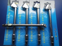 Tyre punched iron pipe double head gas nozzle motorcycle bicycle inflatable mouth