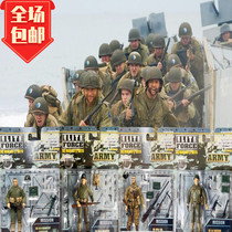 New spot 118bbi World War II US military joint movable toy soldier model finished Normandy dark source boy