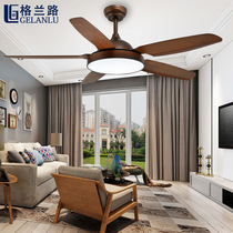 Nordic ceiling fan lamp living room plus chandelier ceiling integrated electric fan lamp restaurant household electric fan lamp Fan Hall