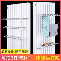 Stainless steel clothes drying rack hanging on the radiator hanging hook hanger towel hanger drying rack