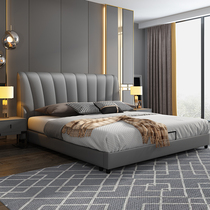  Bed Modern 2m x 2m Master bedroom King bed 2 2m bed 2000×2200 One meter eight double bed 2021 Light luxury bed