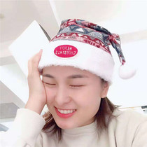 Christmas decorations plush hats children adult hats Christmas gifts holiday decorations Christmas print hats