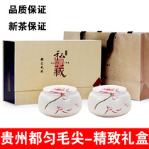 Guizhou specialty Duyun Maojian tea green tea 2021 new tea on the market before the special Meitan cubuds gift box