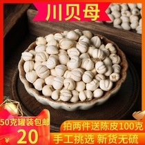 Selected Sichuan fritillaries 1 jar 50 gr quichuan bay pink grade Chinese herbal medicine songbei non-500g