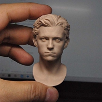 1 6 white model Tom Holland spider-man bug head carving NUT custom mold two flip soldier accessories