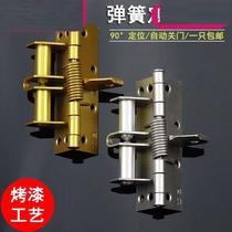Spring positioning hinge automatic household door closer detachable aluminum alloy wooden door screen door automatic closing door hinge