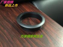 Wanjiafu hardware round plastic decorative coil black office desktop threading hole cover outlet hole 60mm