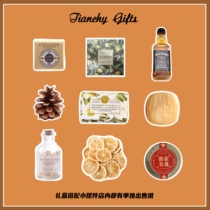 Christmas Tree Pine Nuts Pine Needles Small Decorative Swing With Hand Lemonade Lemon Slice Small Gift DIY Material Bag Accessories Bag NEW