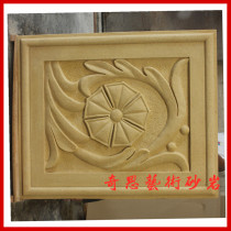 European sandstone relief mural sculpture glass TV steel background wall screen Hotel Villa decoration factory direct sales