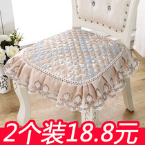 Table Chairs Mat Cushions Home Dining Room Eu Style Dining Chair Cushion Seats All Season Universal Board Stool Cover Thicken