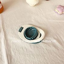 Breakfast stainless steel egg cutting artifact egg slicer fancy splitter egg cutter