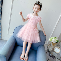  Girls  gauze skirt summer 2021 new girl princess skirt gauze skirt western summer childrens net red dress