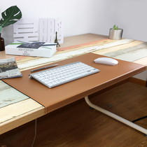Laptop mouse pad with folding edge writing desk pad Business buckle edge office supplies Large thick leather customization