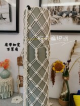 Pure hand woven DIY material bag sports talent yoga mat storage bag straps portable straps cords