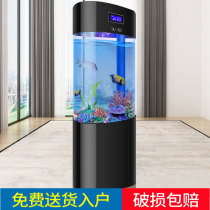 Acrylic Oval ecological water-free living room small and medium-sized creative fish tank aquarium water-free goldfish tank