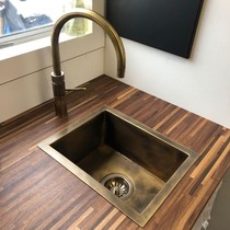 one thousand Arts Workshop West Kitchen Sink sink Sink Wash Basin Brass Square Cabinets Customised Dishketo Terrace Table of Tea Waterroom