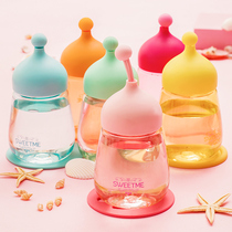 Fuuang Space Cup Male and female students Korean plastic cup big belly cup handle creative portable tea cup