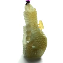 Jade Yellow Fei Zhaocai Pendant Yang Green Flower Bracelet Ring Earrings Buddha Guanyin Jieyang Burmese bag return Jade