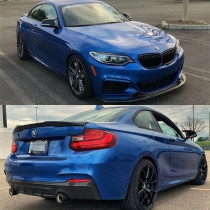 Suitable for F22F23 BMW 2 Series M225i sports version modified carbon fiber EXOT front lip side skirt rear lip tail