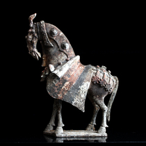 fang gu tao ma bai jian painted pottery of the Northern Wei Dynasty to the Northern Qi dynasty and the Northern and Southern dynasties collection retro lao huo man playing copy