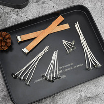 Aromatherapy candle core line smokeless pure cotton thread wood core handmade diy candle material replacement core tool raw material