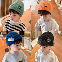Hat baby Autumn and Winter childrens fashion trend wool cap cute super cute boy winter hat knitted hat