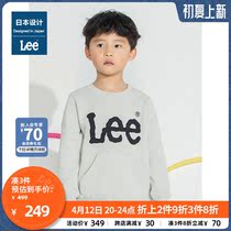 Lee Japan Design Standard Edition Type of grey male and female round neckline LBT002675101-438