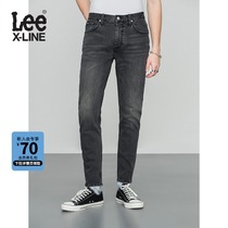 LeeXLINE 22 Spring Summer New Product 731 Comfort Little Straight Footed Black Male Jeans LMB1007312YS-861