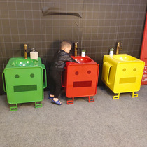 Color kindergarten personality washbasin art washbasin Childrens sink Childrens creative cartoon column basin