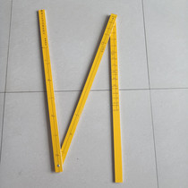 Classroom health measurement multi-use ruler teaching ruler desk and chair measurement ruler wooden three-fold ruler