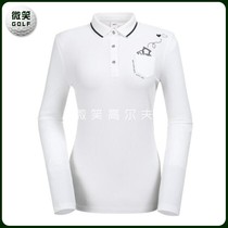 Special 2020 autumn new Korean golf suit women JD * lapel long sleeve T-shirt GOLF top