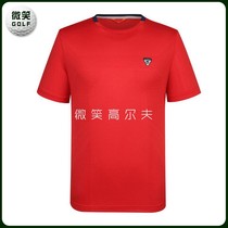 Special 2021 summer new Korean GOLF suit mens round neck sports breathable short sleeve T-shirt GOLF