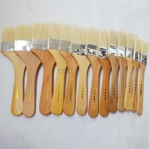 Extra large high quality bristle brush medium and long pole pig wool oil painting brush row brush large area gouache propylene painting brush