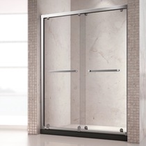 Hengjie shower partition Custom shower room dry and wet separation moving door glass door toilet Home