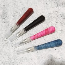 Sandalwood pen knife Wooden paper cutter Rubber stamp hand account carving knife Tape cutting stable wood pen knife