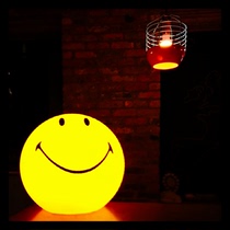Holland Mr Maria creative smiling face light Smiley Lamp optimistic positive life encourage night light