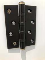 Famous door silent lock black hinge ball bearing stainless steel free double door two-way spring hinge denim door