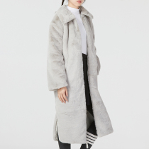 Nike medium and long warm coat womens clothing 2023 Spring sportswear plush imitation fur cotton clothing DQ6839