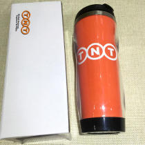 Netherlands TNT express company custom printed LOGO logo gift outlet staff gift souvenir water cup