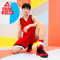 Peak basketball uniform mens 2023 summer sports suit breathable quick-drying basketball training game suit jersey ball pants