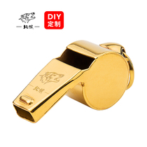 North wolf whistle big volume sports training basketball football referee special whistle pure copper metal gold NR065