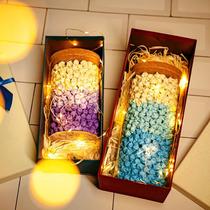 Stars bottle glass luminous creative large fold lucky star origami strip finished wishing bottle Wish gift