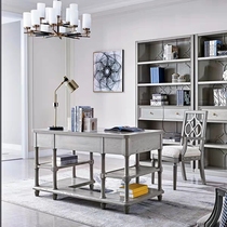 Red Star Meikailong Tianfu No. 1 shopping mall online and offline the same super Morandi log 1 4 meters desk is good