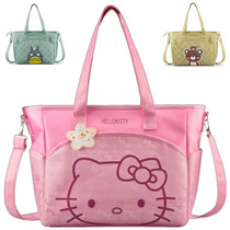 Cartoon Mommy Bag Cute Single Shoulder Baby Bag Baby Supplies Bag Multifunction Hand Large Capacity Diagonal Satchel Out