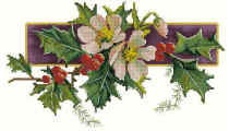 11214 Christmas flower cross stitch heavy drawing paper source file XSD