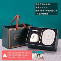 Minimalist with cover base high face value 50-5-degree thermostatic cup girls Winter Coffee Cups Milk Cup Gifts