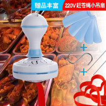 Catch flies small ceiling fan fruit shop mosquito repellent fan stewed vegetable turning artifact