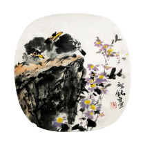 Pay attention to the exemption of Sun Qifeng disciple Mao Zuming Flower and Bird Painting Provincial Art Association Chinese Painting Background Wall Painting 8307